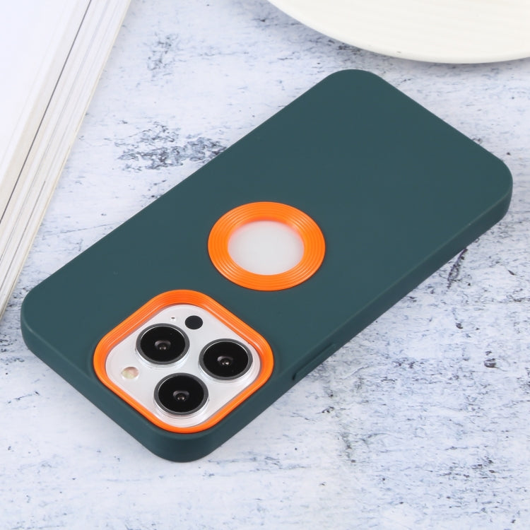 For iPhone 14 Pro Contrast Color 3 in 1 TPU Phone Case