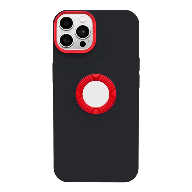 For iPhone 14 Pro Contrast Color 3 in 1 TPU Phone Case
