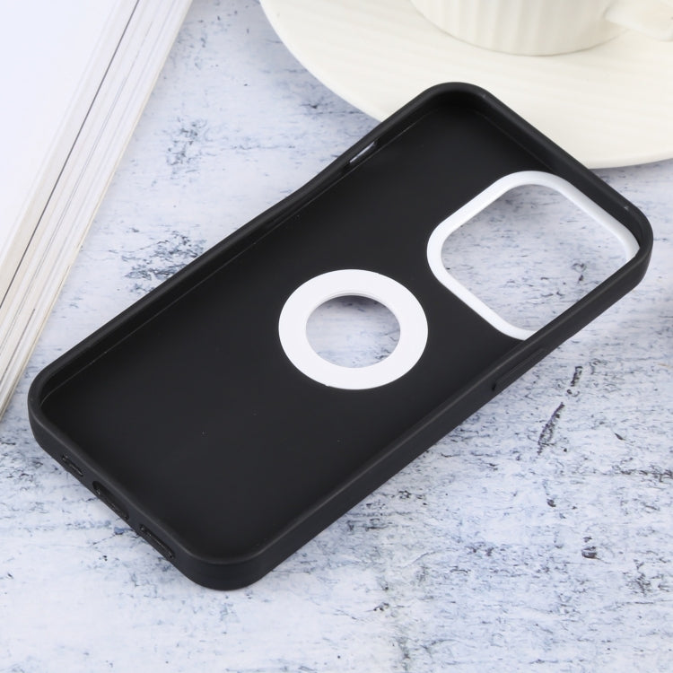 For iPhone 14 Pro Contrast Color 3 in 1 TPU Phone Case