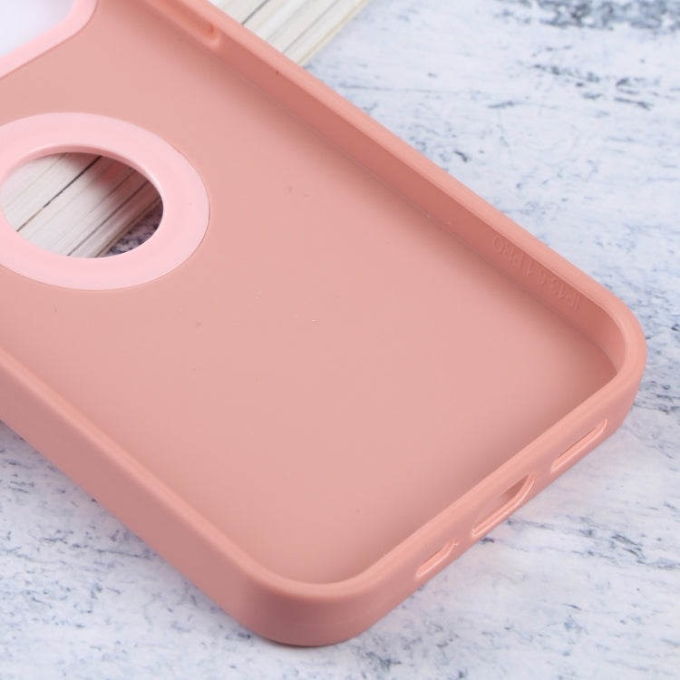For iPhone 14 Pro Max Contrast Color 3 in 1 TPU Phone Case