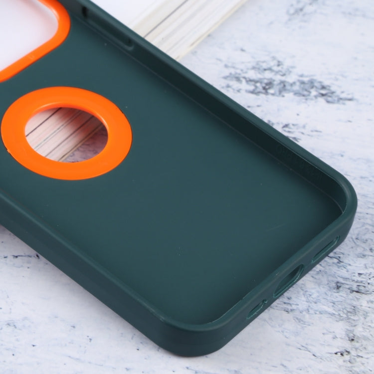 For iPhone 14 Pro Max Contrast Color 3 in 1 TPU Phone Case