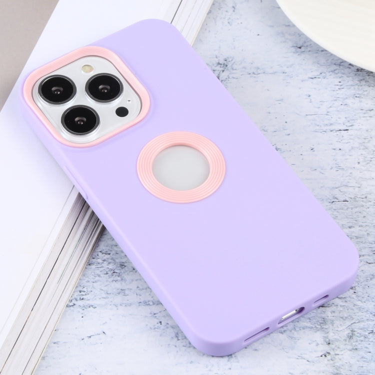 For iPhone 14 Pro Max Contrast Color 3 in 1 TPU Phone Case