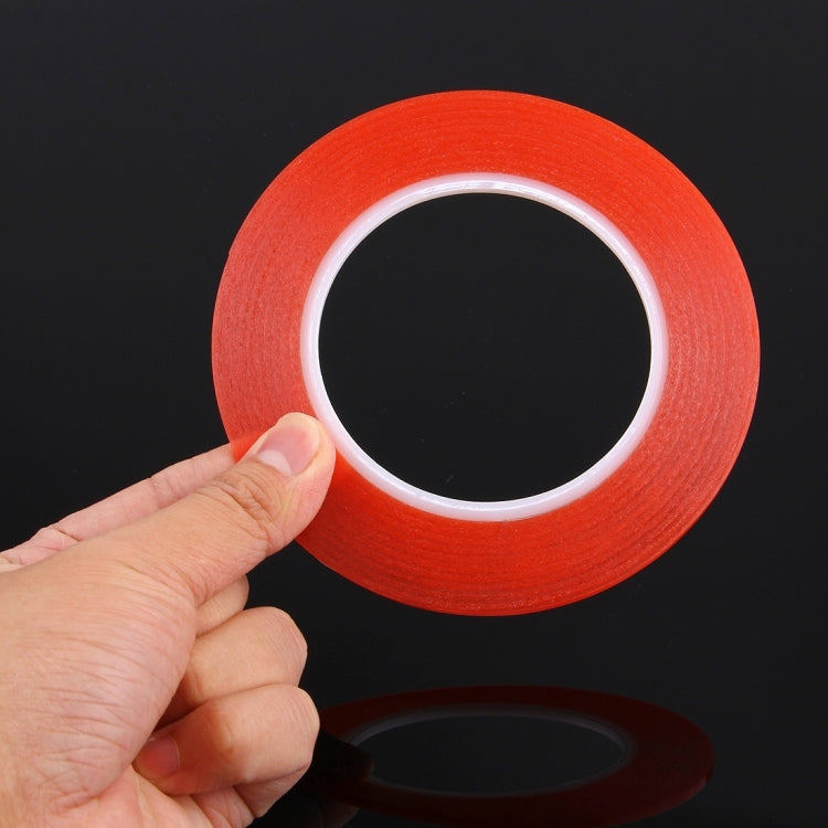 10 PCS 3mm Width Double Sided Adhesive Sticker Tape, Length: 25m(Red)