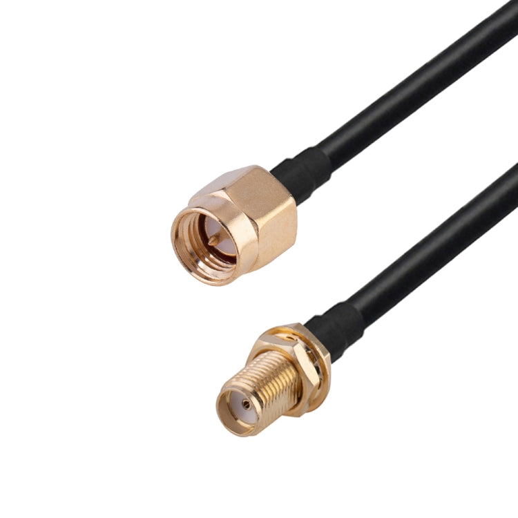 SMA Male to RP-SMA Female RG174 RF Coaxial Adapter Cable, Length: 30cm