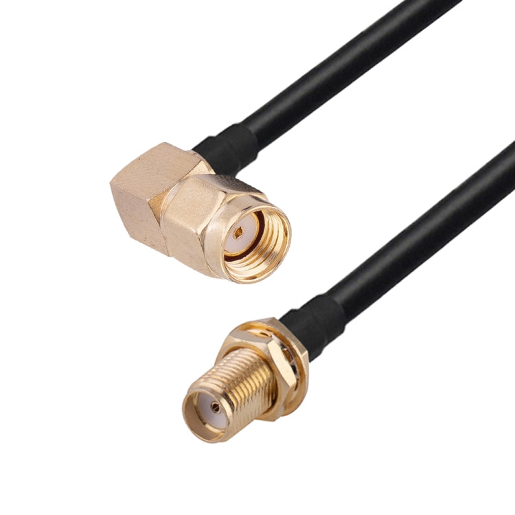 PR-SMA Male Elbow to SMA Female RG174 RF Coaxial Adapter Cable, Length: 30cm