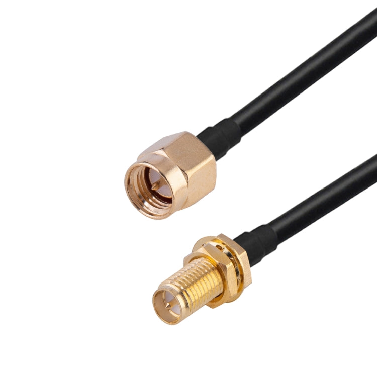 SMA Male to SMA Female RG174 RF Coaxial Adapter Cable, Length: 1m
