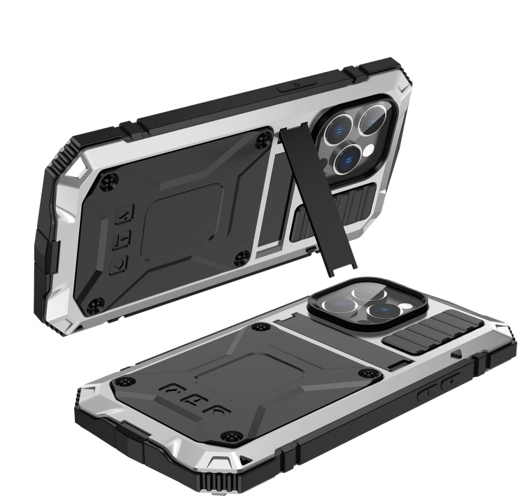 For iPhone 14 Pro Max R-JUST Shockproof Waterproof Dust-proof Case with Holder