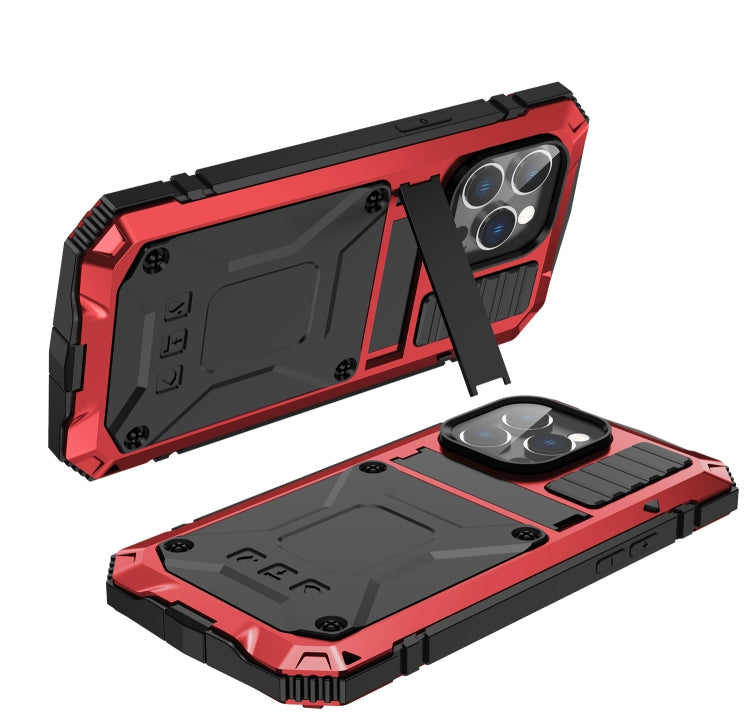 For iPhone 14 Pro Max R-JUST Shockproof Waterproof Dust-proof Case with Holder