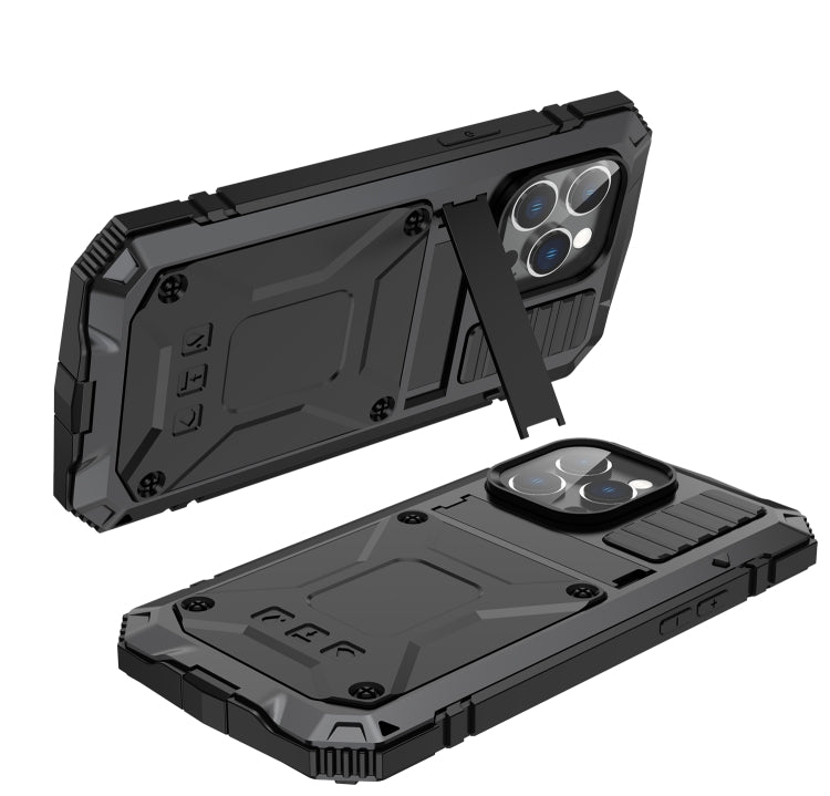 For iPhone 14 Pro Max R-JUST Shockproof Waterproof Dust-proof Case with Holder