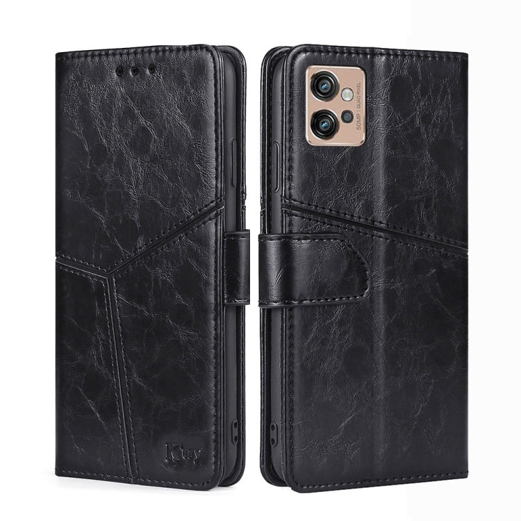 For Motorola Moto G32 4G Geometric Stitching Leather Phone Case