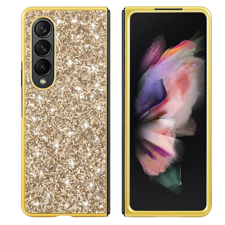 For Samsung Galaxy Z Fold4 Glitter Powder Shockproof TPU Protective Case