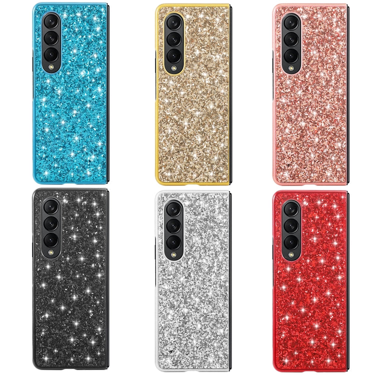For Samsung Galaxy Z Fold4 Glitter Powder Shockproof TPU Protective Case