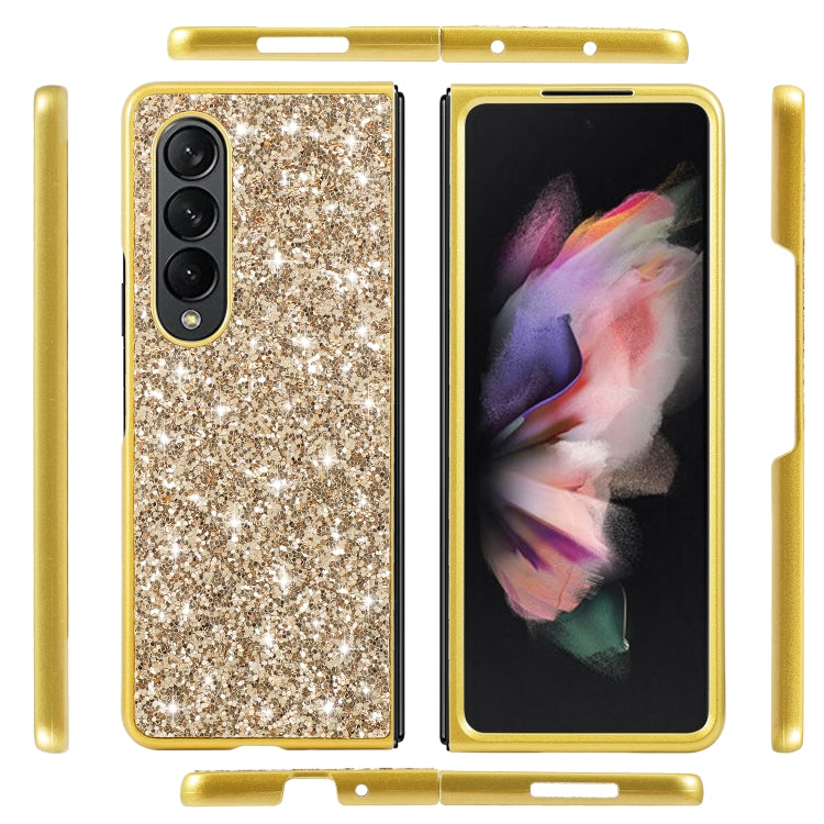 For Samsung Galaxy Z Fold4 Glitter Powder Shockproof TPU Protective Case