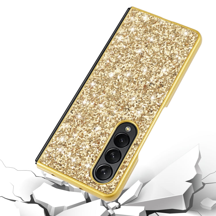 For Samsung Galaxy Z Fold4 Glitter Powder Shockproof TPU Protective Case