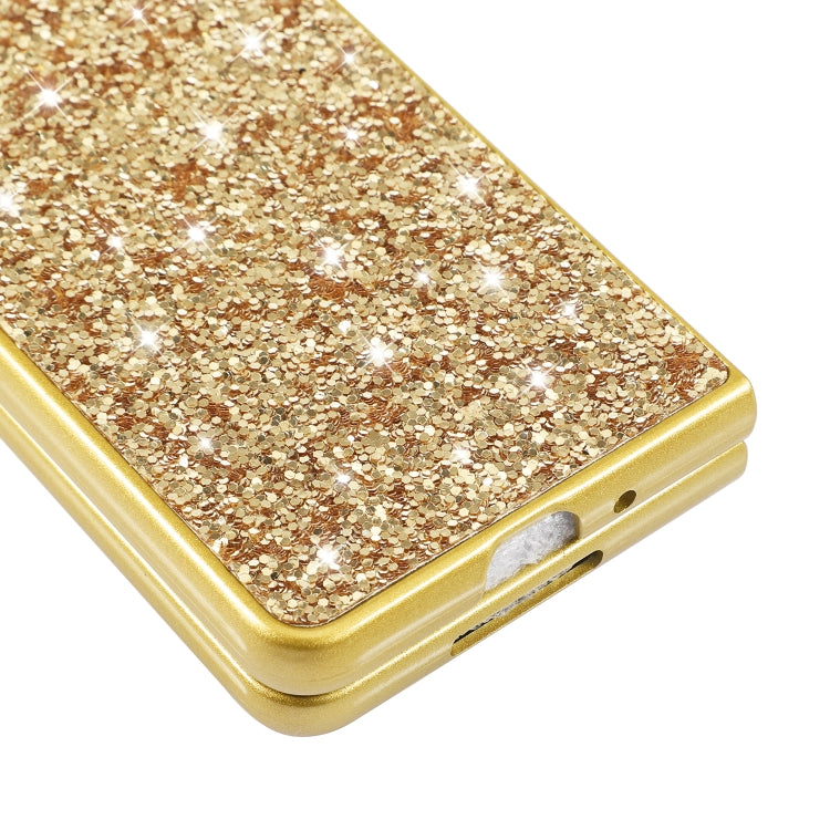 For Samsung Galaxy Z Fold4 Glitter Powder Shockproof TPU Protective Case