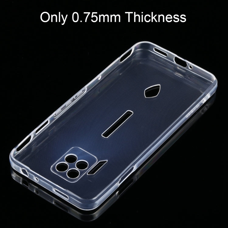 For ZTE nubia Red Magic 7S Pro 0.75mm Ultra-thin Transparent TPU Phone Case
