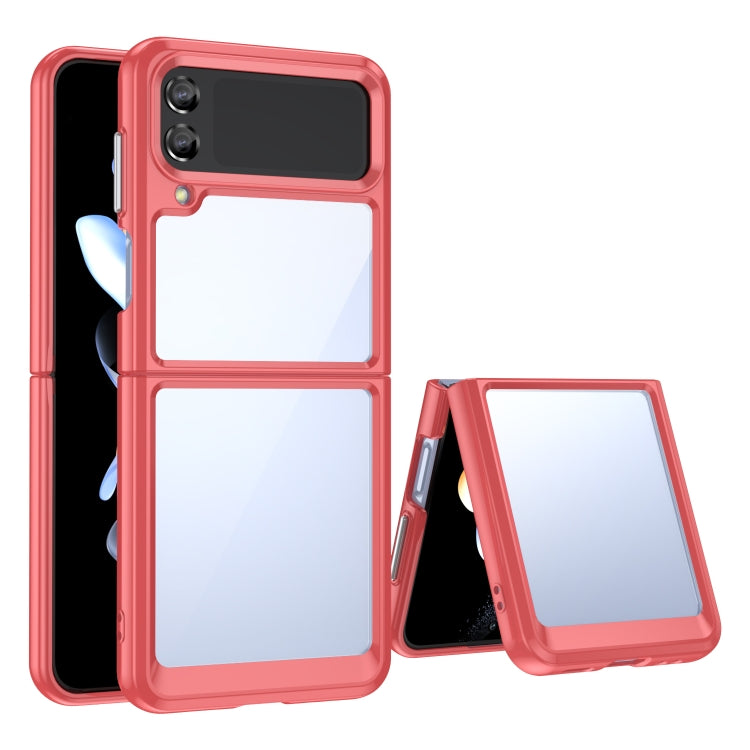 For Samsung Galaxy Z Flip3 5G Colorful Series Acrylic + TPU Phone Case