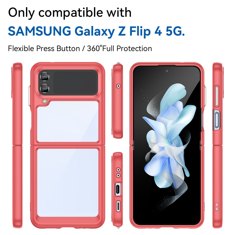 For Samsung Galaxy Z Flip3 5G Colorful Series Acrylic + TPU Phone Case
