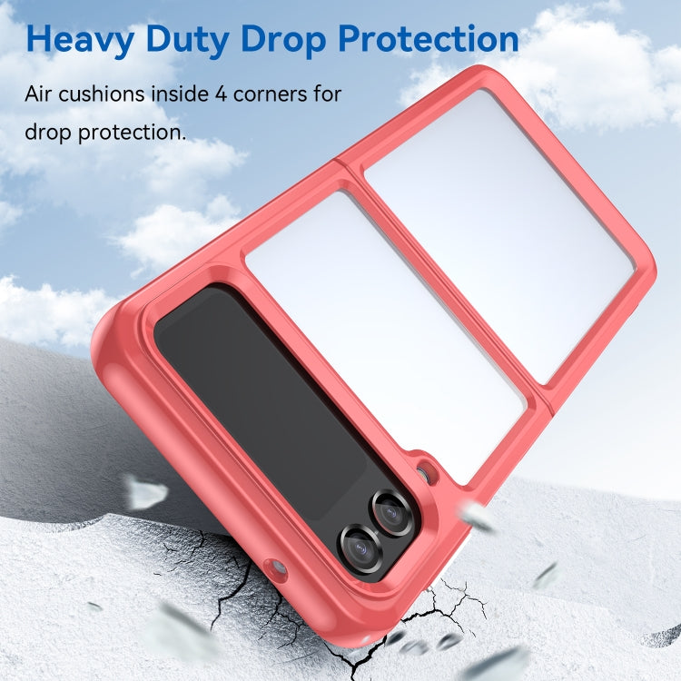 For Samsung Galaxy Z Flip3 5G Colorful Series Acrylic + TPU Phone Case