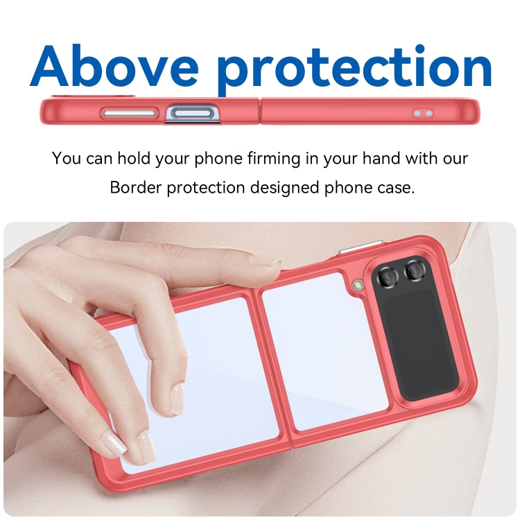 For Samsung Galaxy Z Flip3 5G Colorful Series Acrylic + TPU Phone Case