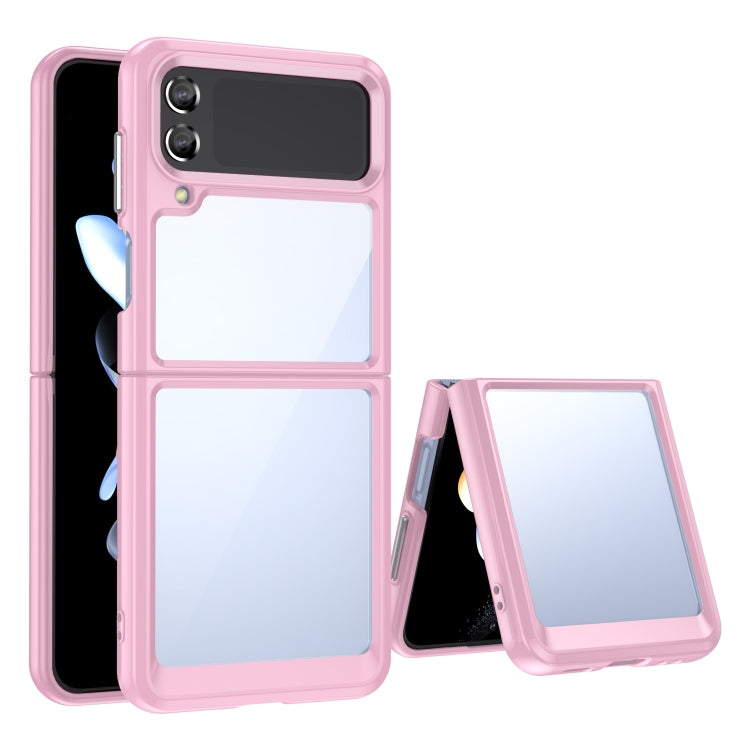 For Samsung Galaxy Z Flip3 5G Colorful Series Acrylic + TPU Phone Case