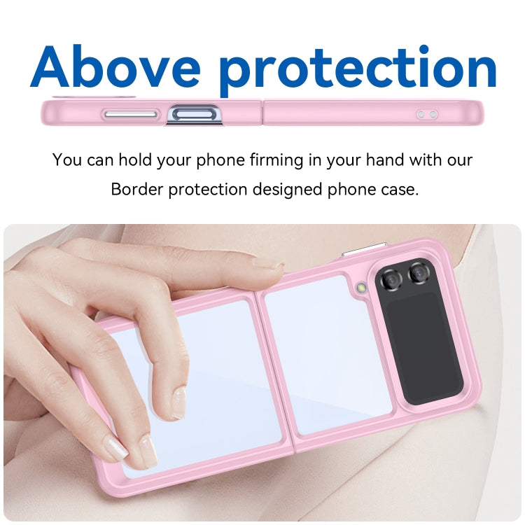For Samsung Galaxy Z Flip3 5G Colorful Series Acrylic + TPU Phone Case