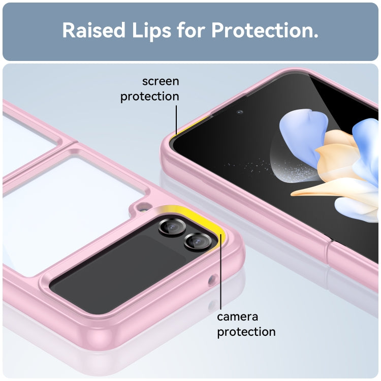 For Samsung Galaxy Z Flip3 5G Colorful Series Acrylic + TPU Phone Case