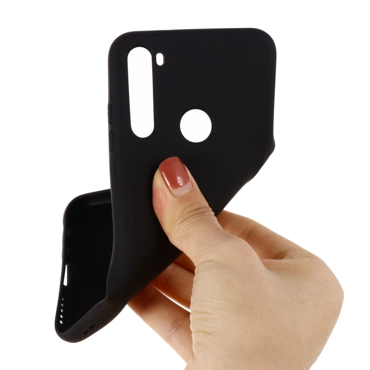 For Galaxy A21 Solid Color Liquid Silicone Anti-fall Full Coverage Mobile Phone Protective Case