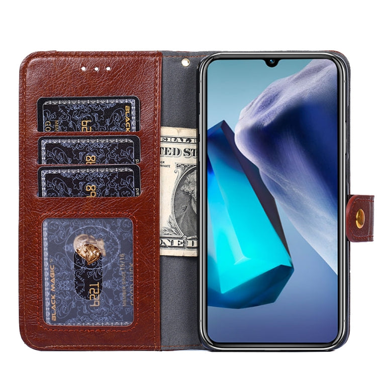 For vivo iQOO Z6 44W/T1 Snapdragon 680 Zipper Bag Leather Phone Case