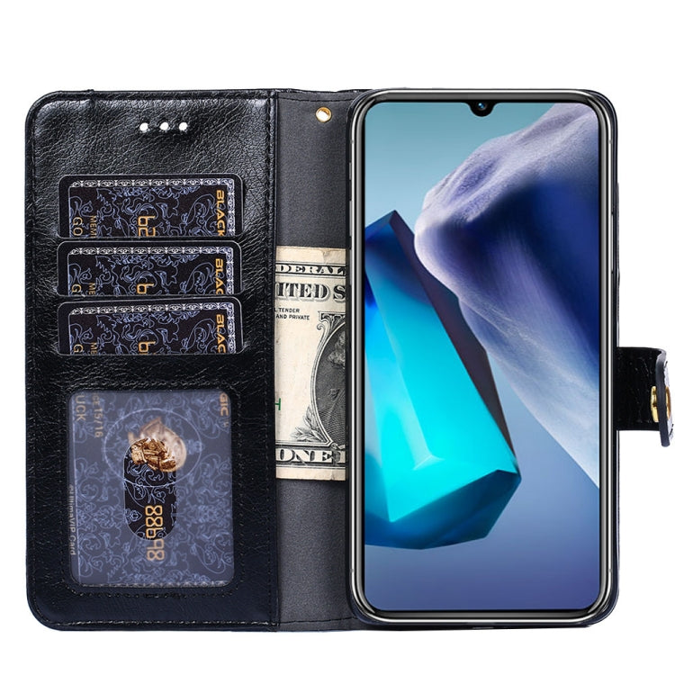 For vivo Y77 5G Global Zipper Bag Leather Phone Case
