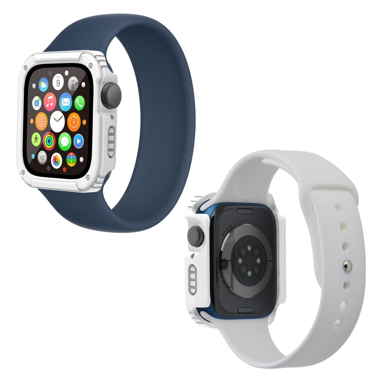 2 in 1 Screen Tempered Glass Film Protective Case For Apple Watch Series 3 & 2 & 1 42mm