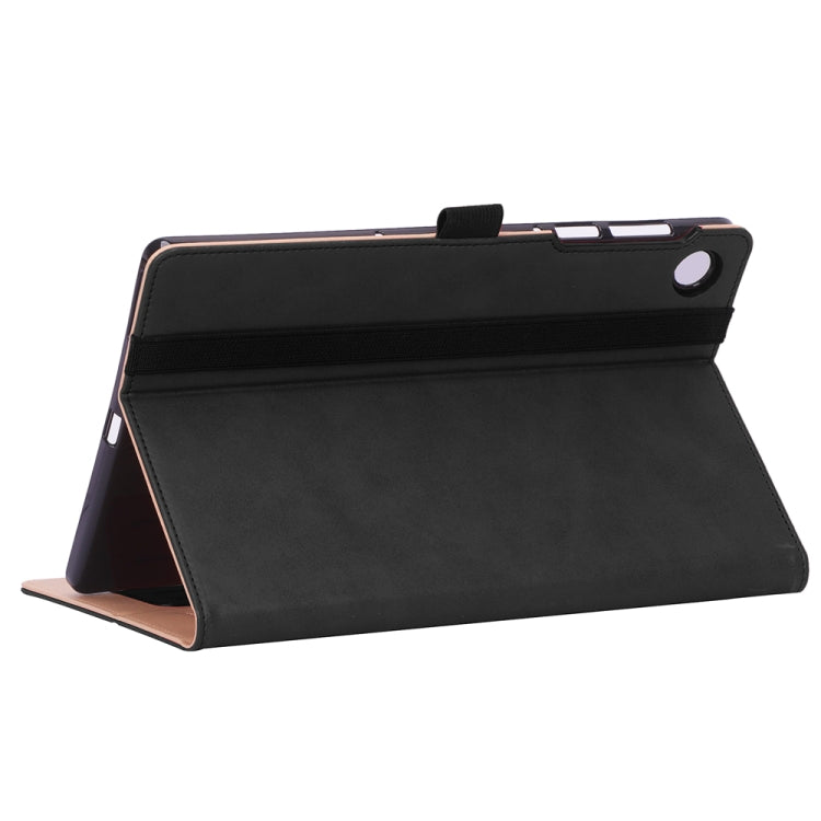 For Lenovo Tab M10 Plus (TB-X606F) Retro Texture PU + TPU Horizontal Flip  Leather Case with Holder & Card Slots & Hand Strap