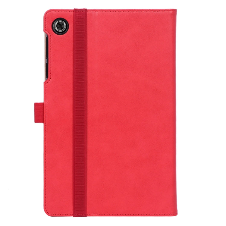 For Lenovo Tab M10 Plus (TB-X606F) Retro Texture PU + TPU Horizontal Flip  Leather Case with Holder & Card Slots & Hand Strap