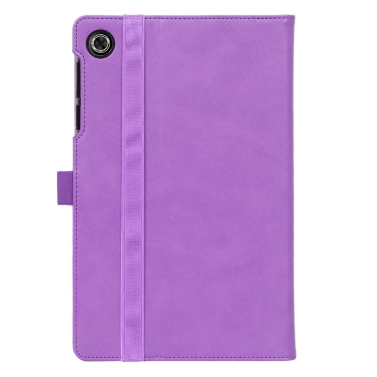 For Lenovo Tab M10 Plus (TB-X606F) Retro Texture PU + TPU Horizontal Flip  Leather Case with Holder & Card Slots & Hand Strap