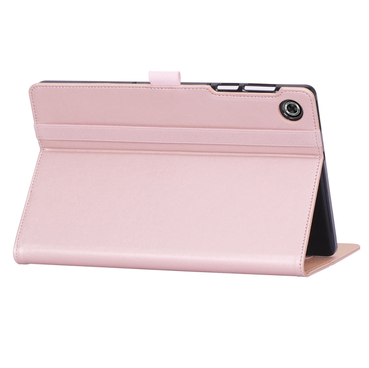 For Lenovo Tab M10 Plus (TB-X606F) Retro Texture PU + TPU Horizontal Flip  Leather Case with Holder & Card Slots & Hand Strap