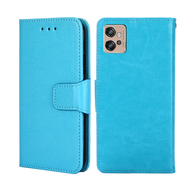 For Motorola Moto G32 4G Crystal Texture Leather Phone Case