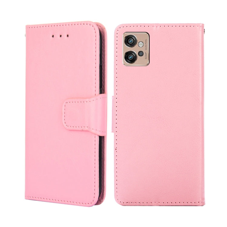 For Motorola Moto G32 4G Crystal Texture Leather Phone Case