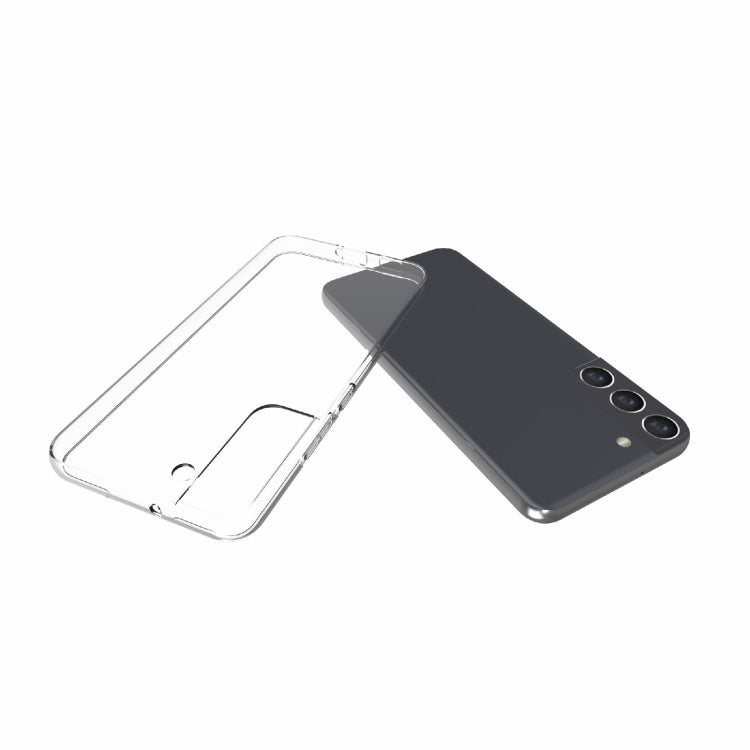 For Samsung Galaxy S22+ 5G Waterproof Texture TPU Phone Case(Transparent)