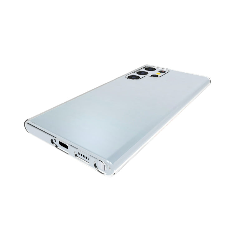 For Samsung Galaxy S22 Ultra 5G Waterproof Texture TPU Phone Case(Transparent)