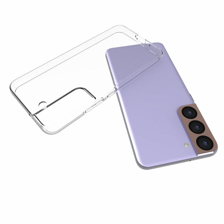 For Samsung Galaxy S22 5G Waterproof Texture TPU Phone Case(Transparent)