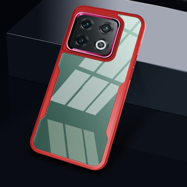 For OnePlus 10 Pro Transparent Acrylic + TPU Phone Case