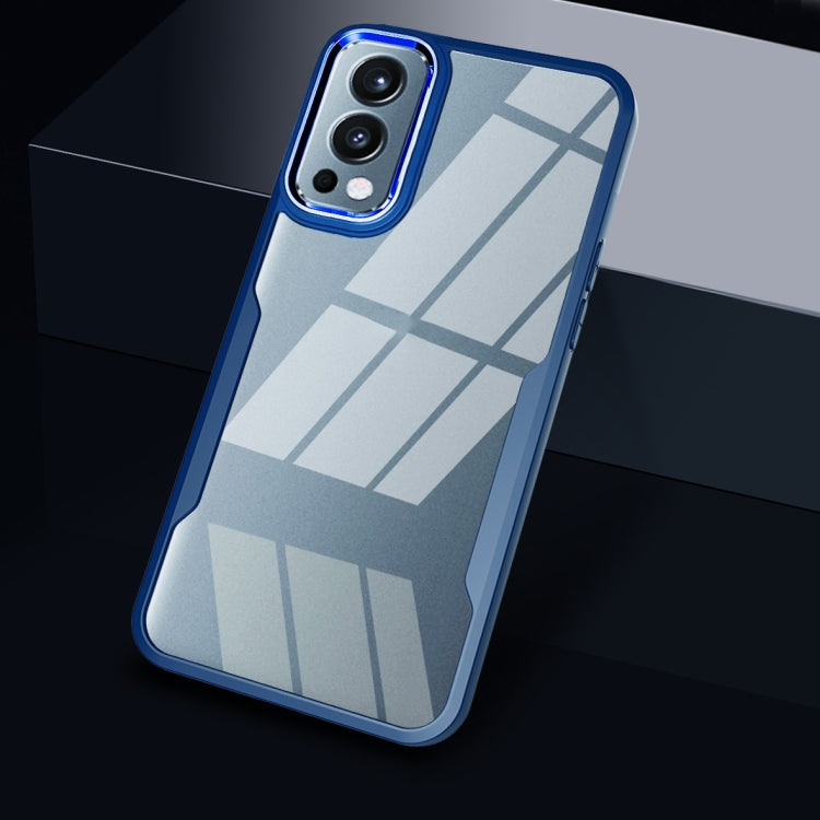 For OnePlus Nord 2 5G Transparent Acrylic + TPU Phone Case