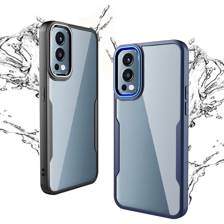 For OnePlus Nord 2 5G Transparent Acrylic + TPU Phone Case