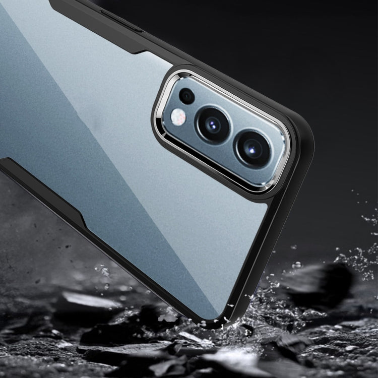 For OnePlus Nord 2 5G Transparent Acrylic + TPU Phone Case