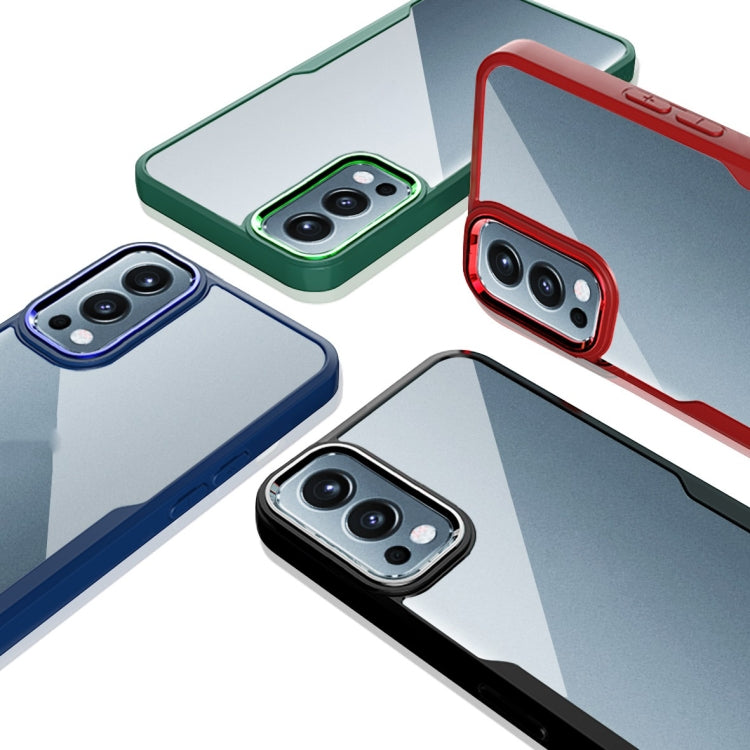 For OnePlus Nord 2 5G Transparent Acrylic + TPU Phone Case