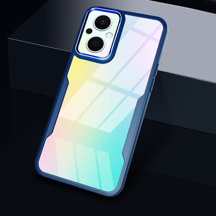 For OPPO Reno7 Z / OnePlus N20 Transparent Acrylic + TPU Phone Case