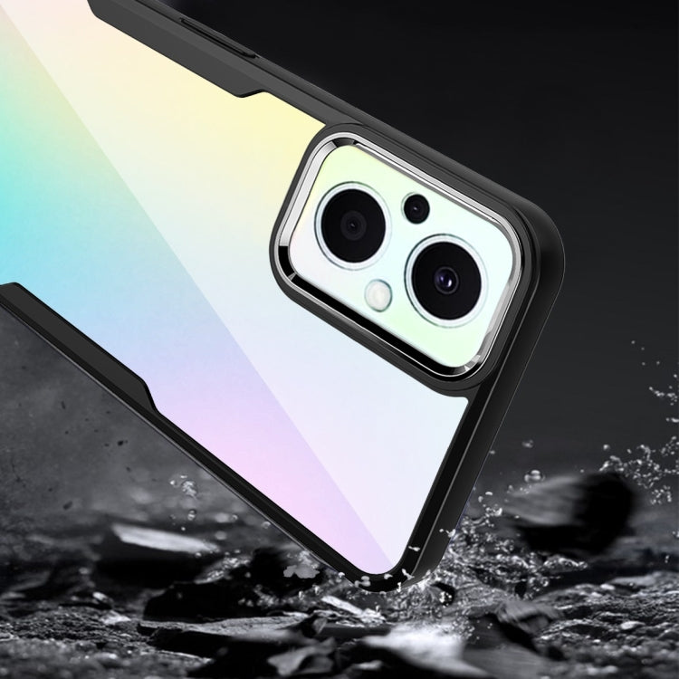 For OPPO Reno7 Z / OnePlus N20 Transparent Acrylic + TPU Phone Case
