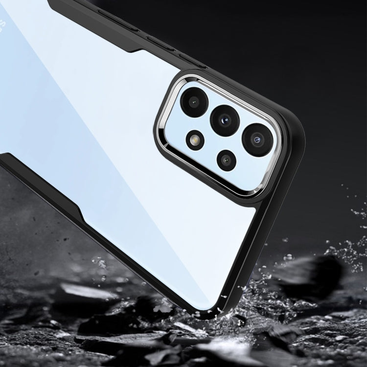 For Samsung Galaxy A73 Transparent Acrylic + TPU Phone Case