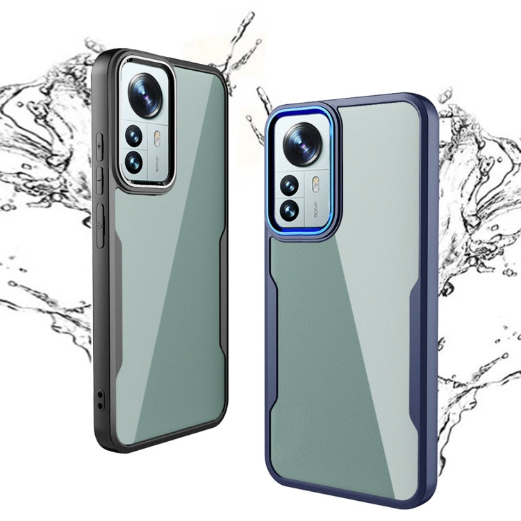 For Xiaomi 12 Pro Transparent Acrylic + TPU Phone Case