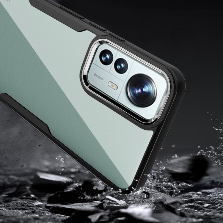 For Xiaomi 12 Pro Transparent Acrylic + TPU Phone Case